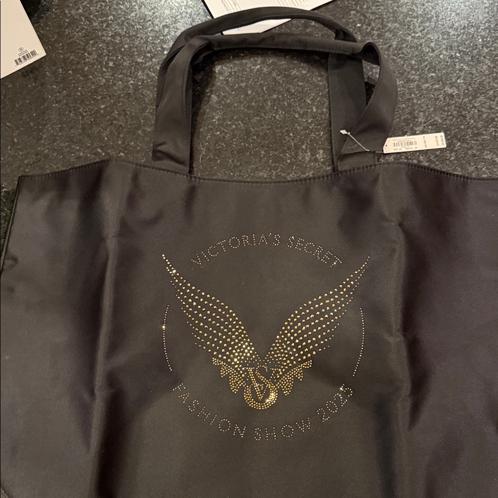 Victoria's Secret Black and Gold Tote